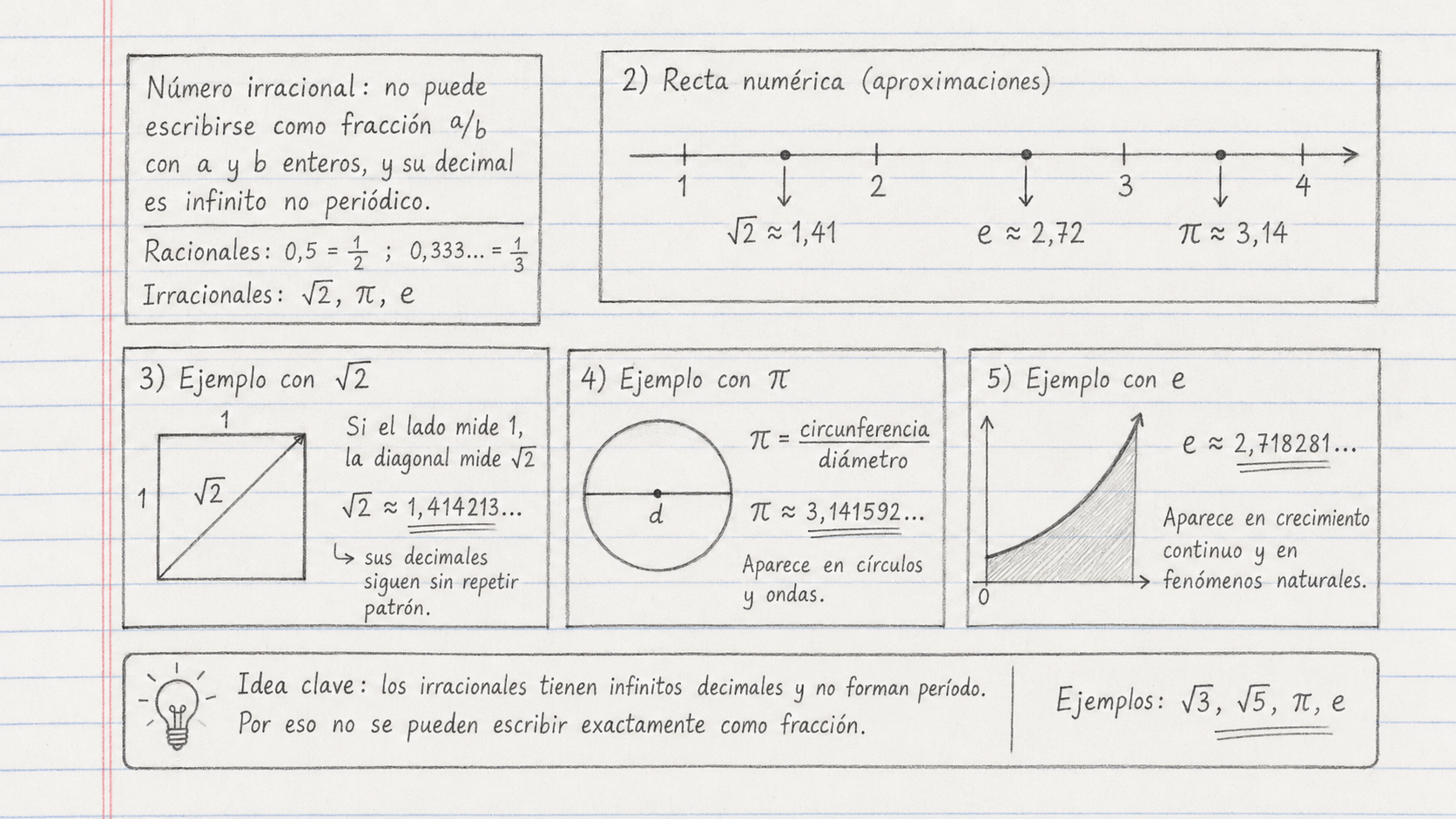 Resumen: Números Irracionales