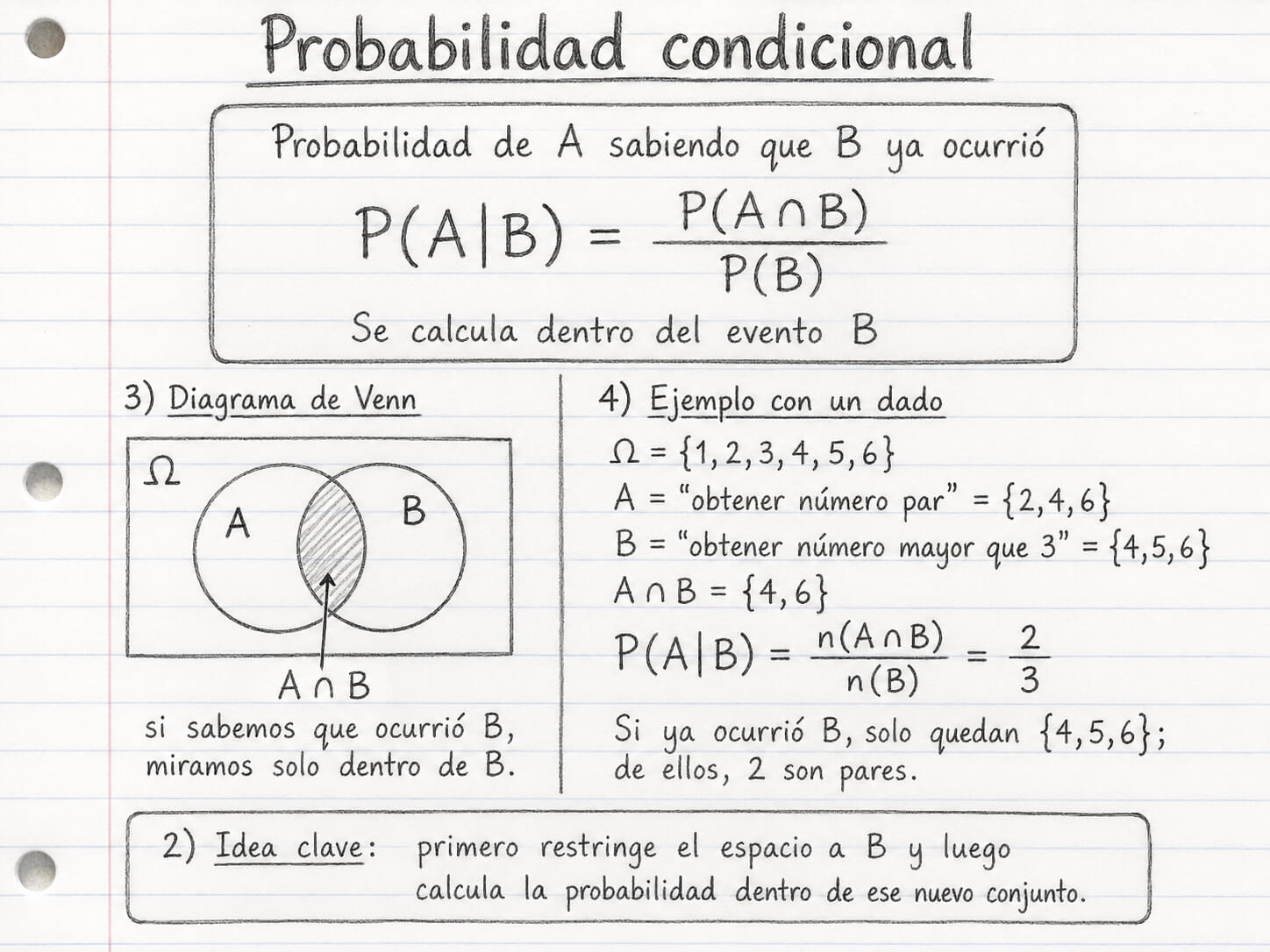 Resumen probabilidad condicional